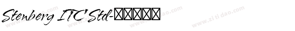 Stenberg ITC Std字体转换